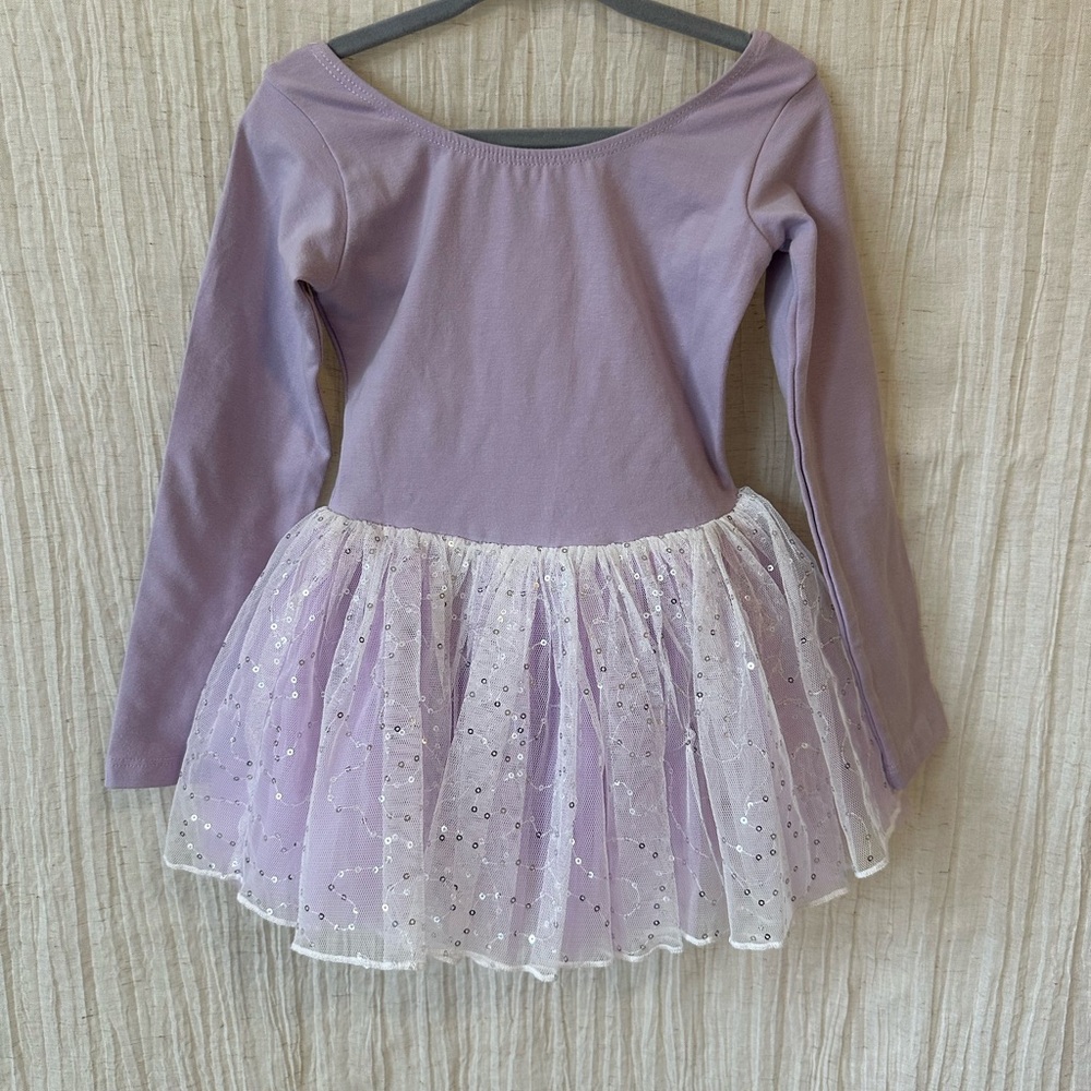 Lavender and White Kids Ballet Costume